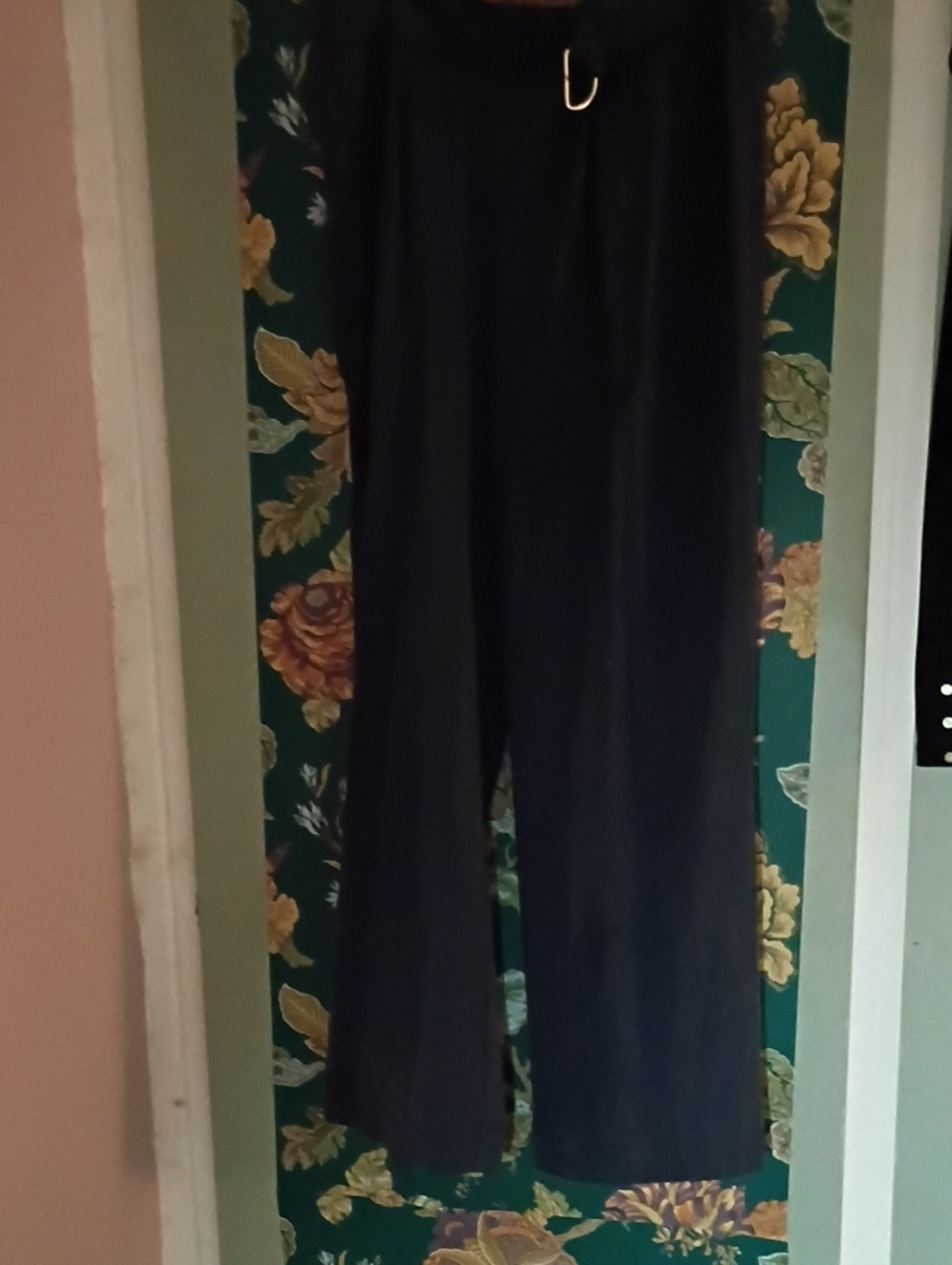 GAP Wide-Leg BlueWomen’s Pants with D-Ring Waist. Side Pockets. Size 4